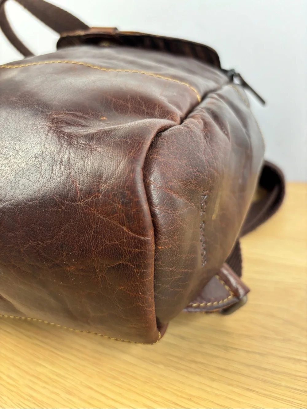Jack Georges Voyager Convertible Backpack/Crossbody Buffalo Leather Bag